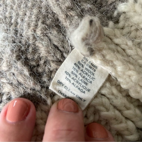 Wool-Alpaca Blend Sweater, Full Zip, American Eagle. Men’s Size Medium. Soft 🐑😎 - Picture 6 of 11